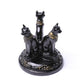 Resin Lucky Cat Statue Base Stand S
