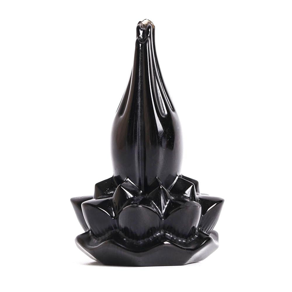 Black Obsidian Buddha Hand Carving Decoration Crystal wholesale suppliers