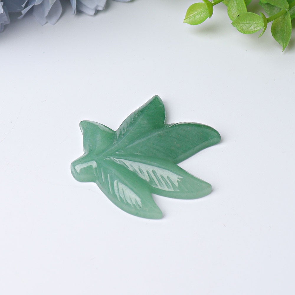 1.9" Leaf Crystal Carvings Crystal wholesale suppliers