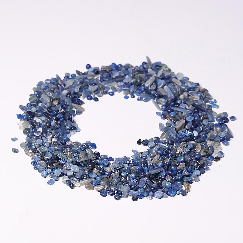 0.1kg 5-7mm Natural Blue Kyanite Chips Crystal wholesale suppliers