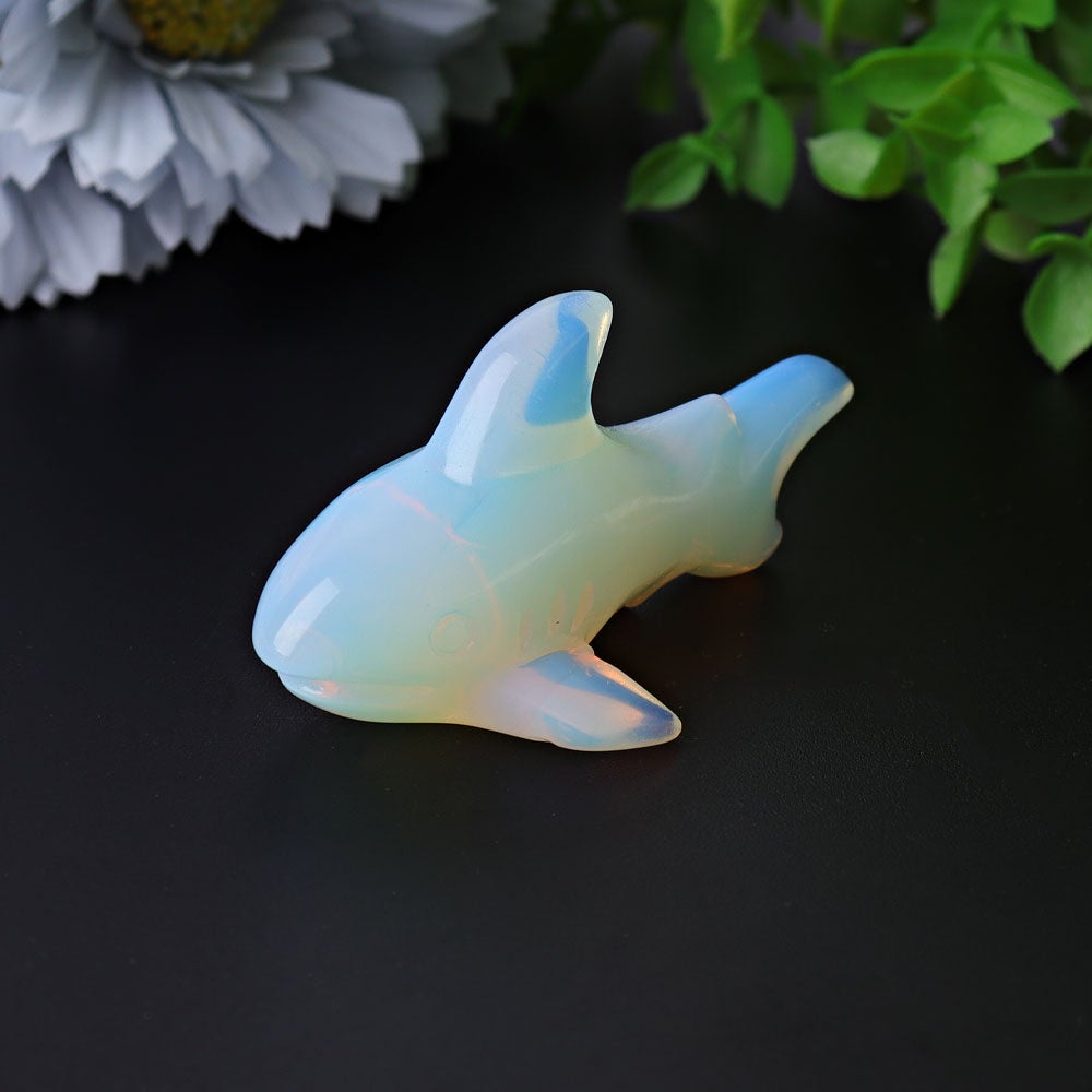 2.9" Opalite Shark Crystal Carvings Crystal wholesale suppliers