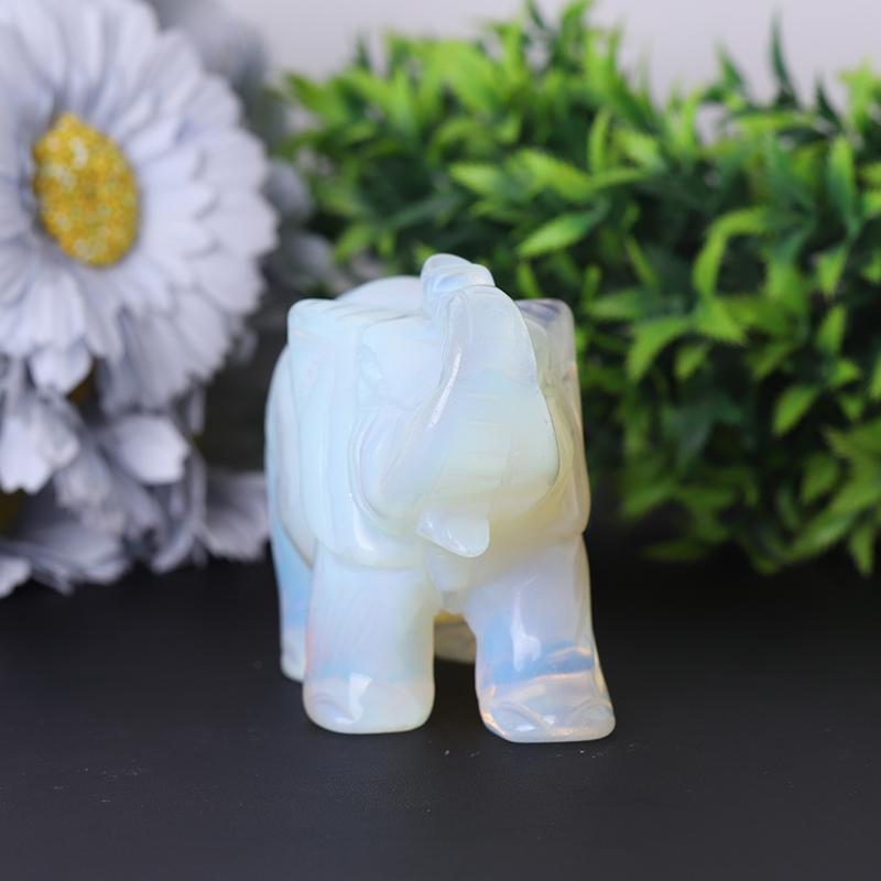 Opalite Elephant Crystal Carvings Crystal wholesale suppliers