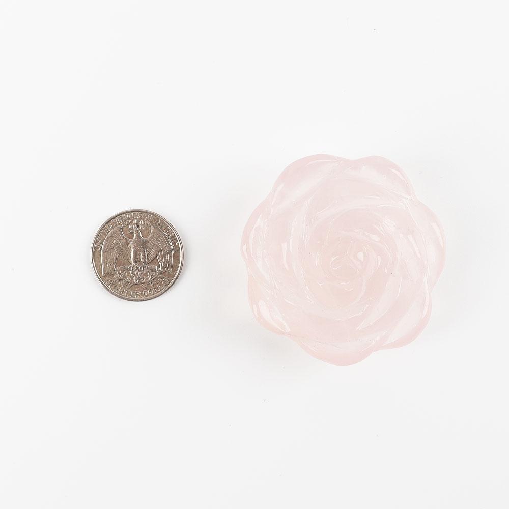 Rose Quartz Flower Free Form Crystal wholesale suppliers