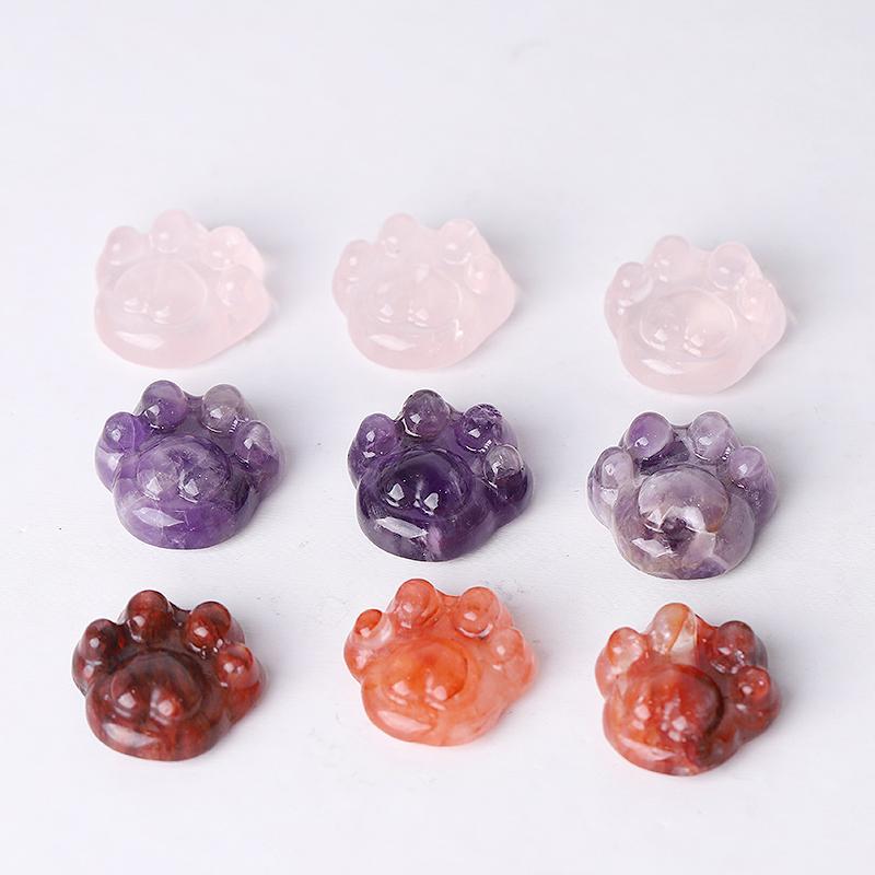 1" Cat Paw Crystal Carvings Crystal wholesale suppliers