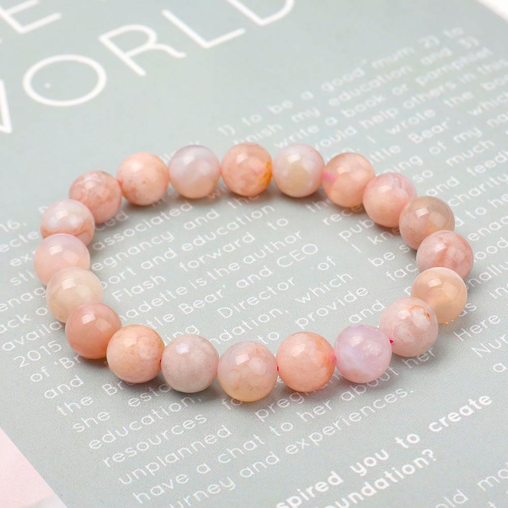 9.5mm Flower Agate Bracelet Crystal wholesale suppliers