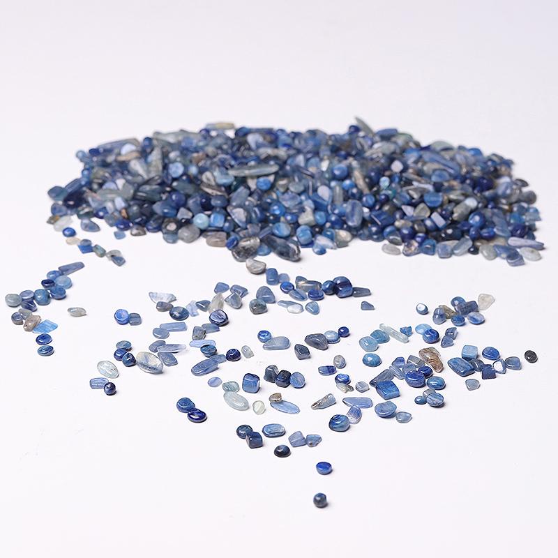 0.1kg 5-7mm Natural Blue Kyanite Chips Crystal wholesale suppliers