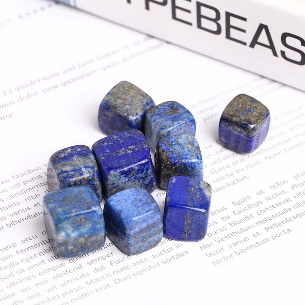 0.1kg Natural Polished Stones Blue Lapis Lazuli Crystal Cubes Crystal wholesale suppliers