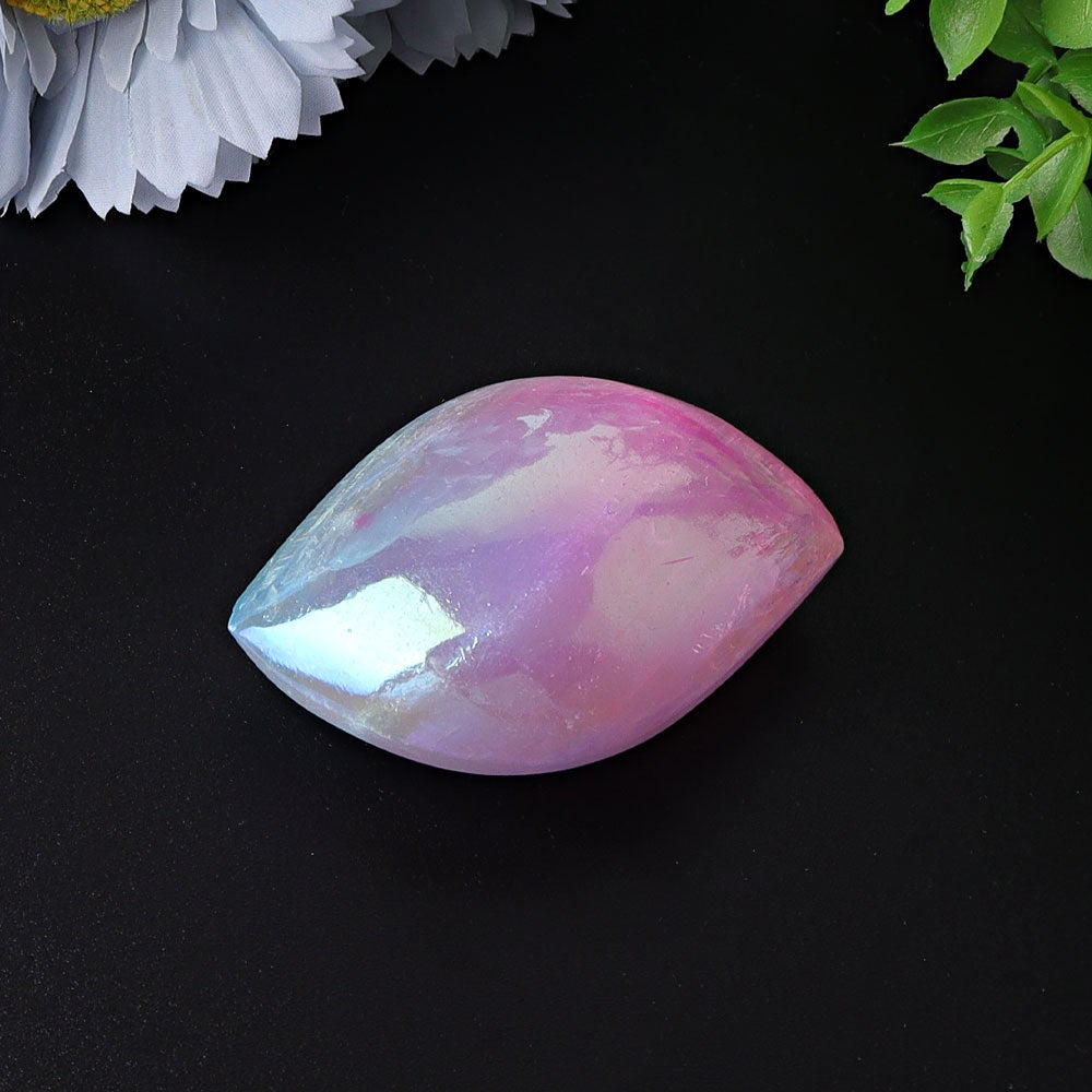 2.6" Selenite Aura Angel Crystal Palm Stone Crystal wholesale suppliers