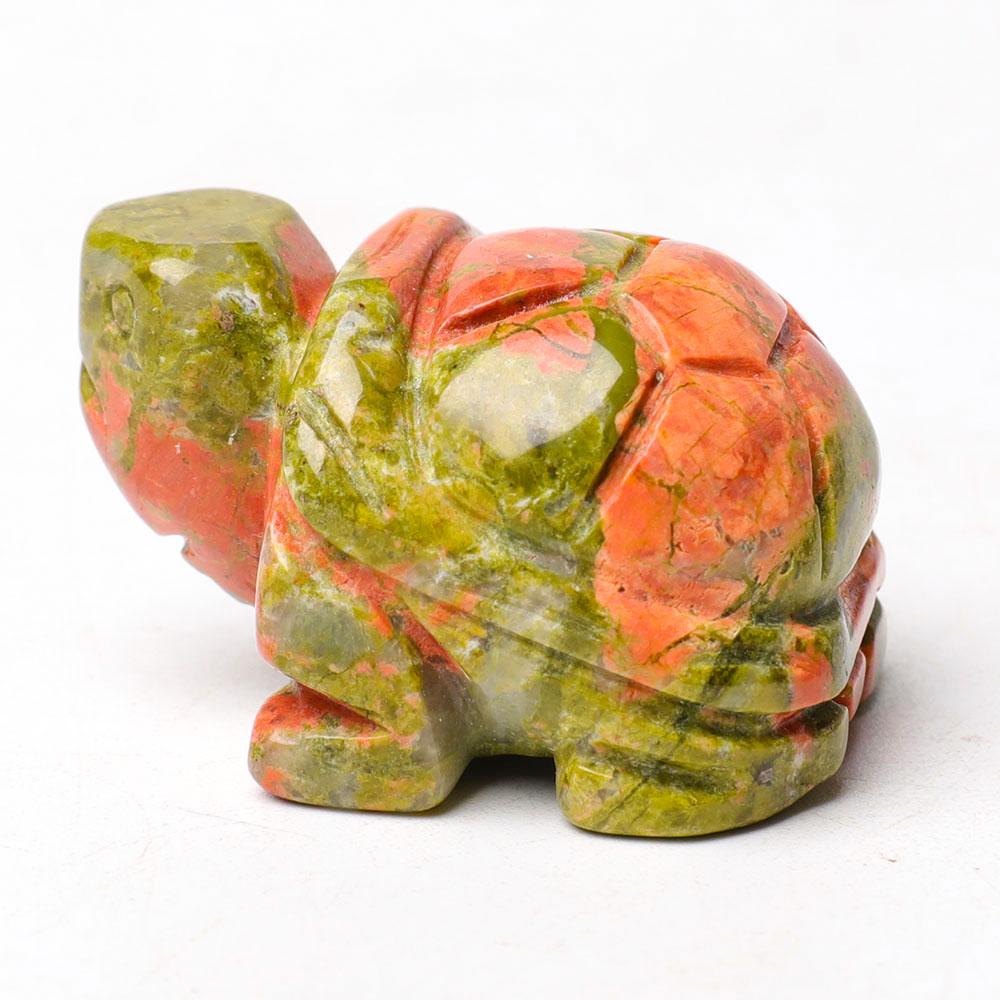 1.5" Unakite Crystal Carving Turtle Crystal wholesale suppliers