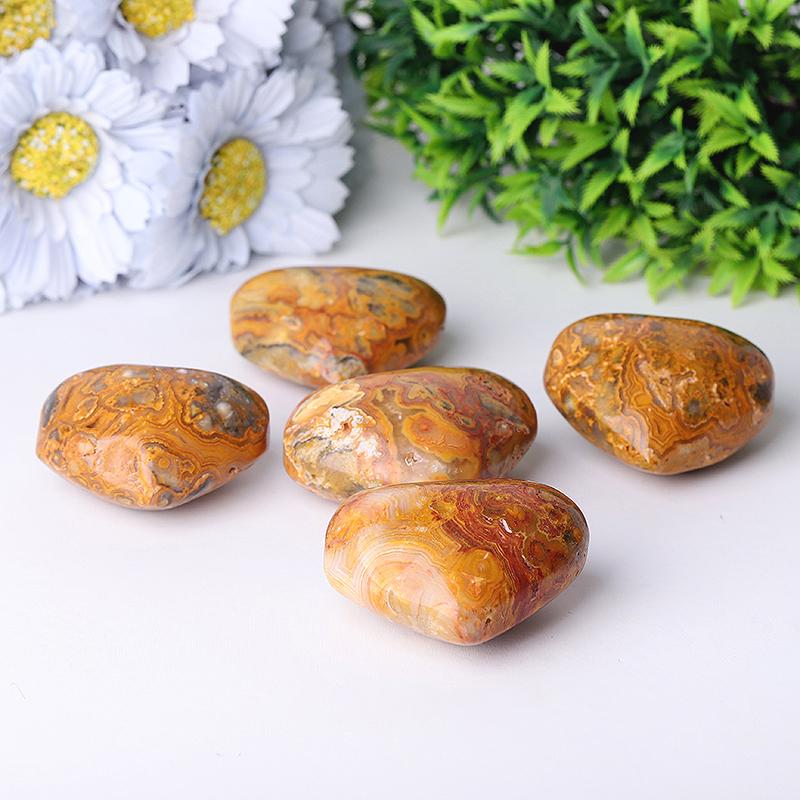 2.0-2.5" Crazy Agate Heart Shape Crystal Carving Crystal wholesale suppliers