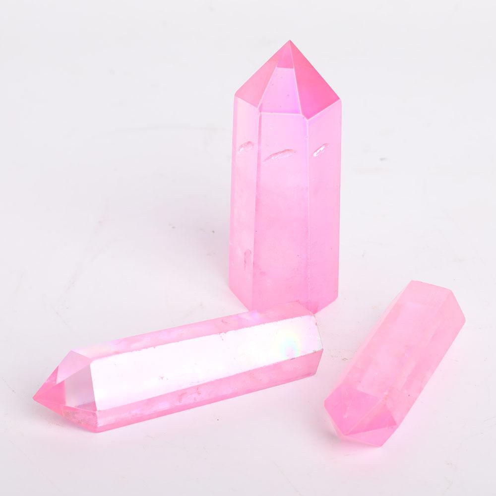 Set of 3 Aura Pink Points Crystal wholesale suppliers