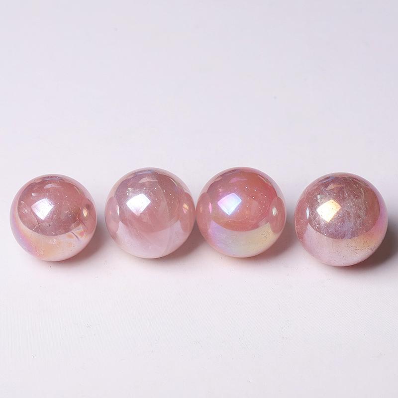 0.5kg Aura Rose Quartz Crystal Sphere Crystal wholesale suppliers