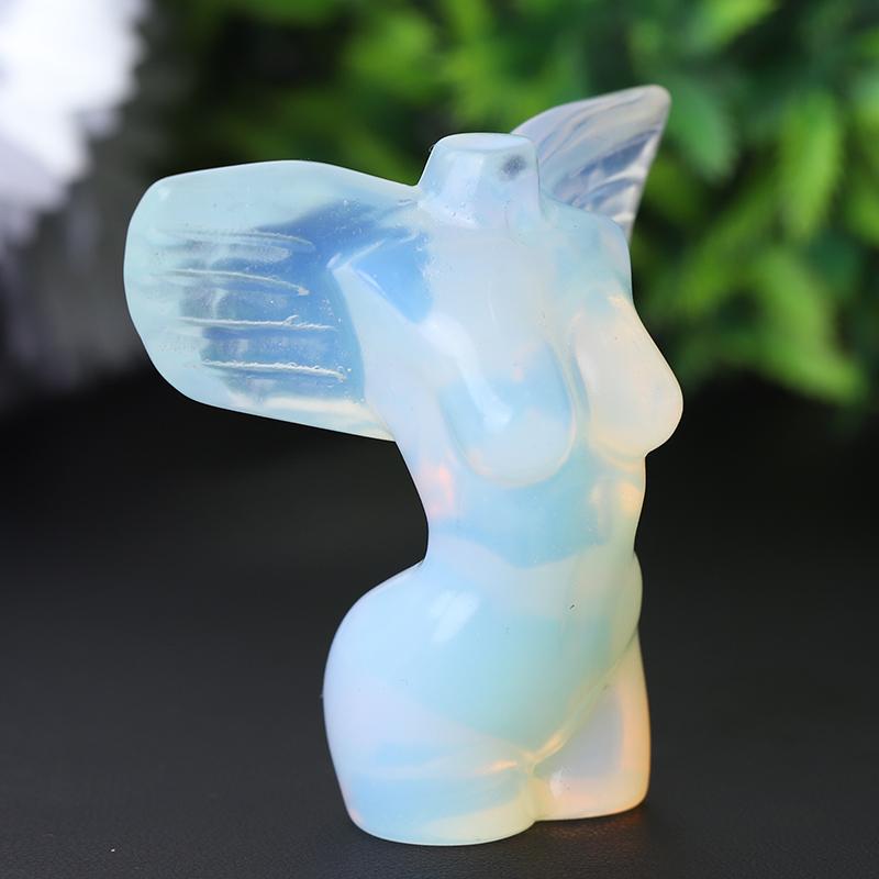 2" Woman Model Body with Wings Crystal Carvings Crystal wholesale suppliers