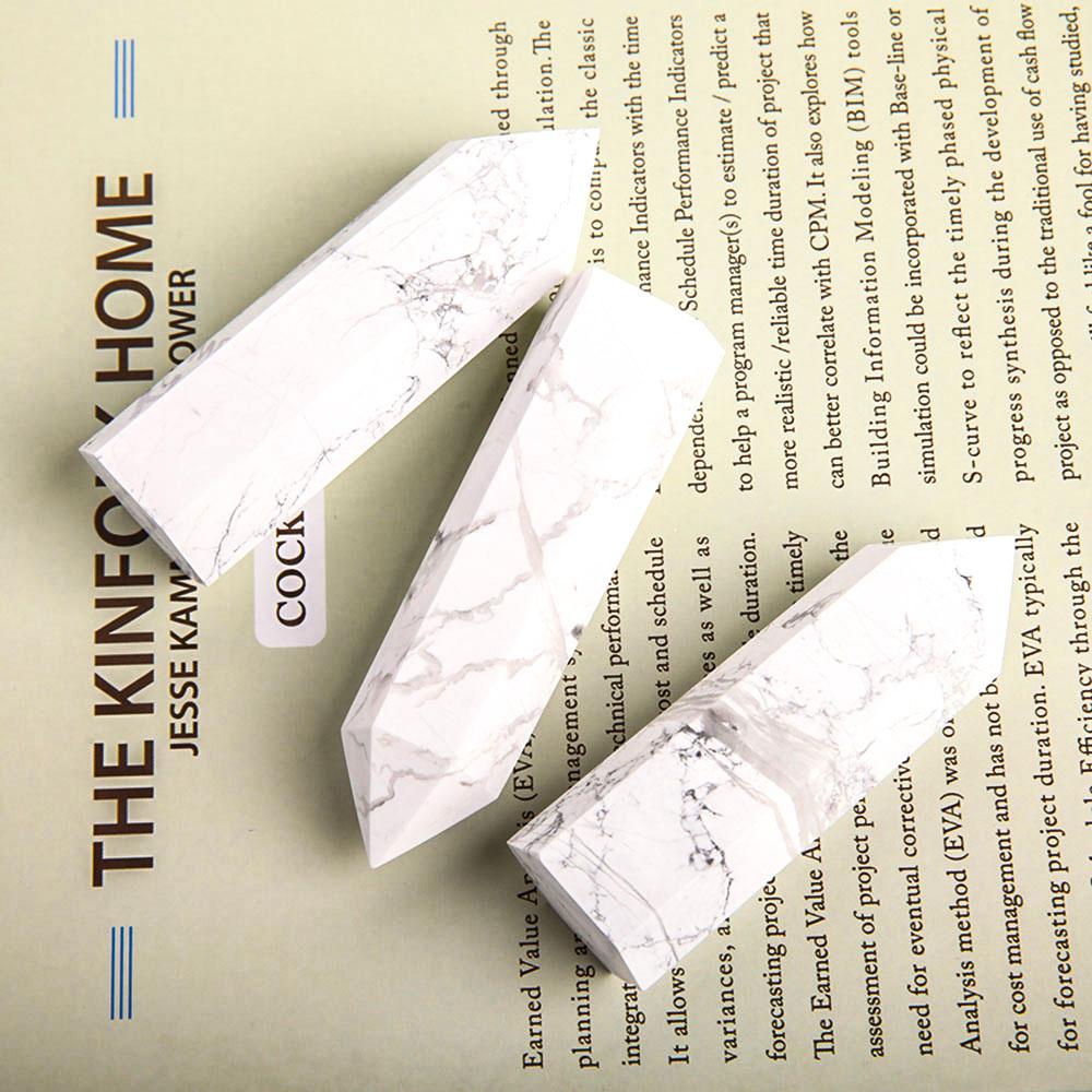 Set of 3 Howlite Crystal Point Crystal wholesale suppliers