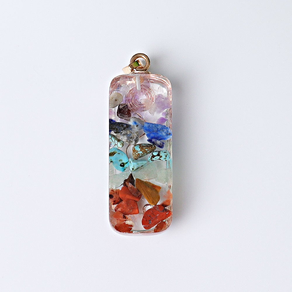 1.8" Chakra Resin Crystal Pendant Crystal wholesale suppliers