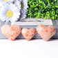 1.8"-2.5" Golden Strawberry Quartz Heart Shape Crystal Carvings Crystal wholesale suppliers