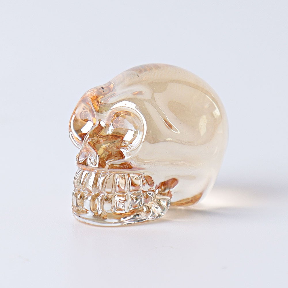 1" Aura Skull  Angel Crystal Carvings （Random sending color） Crystal wholesale suppliers