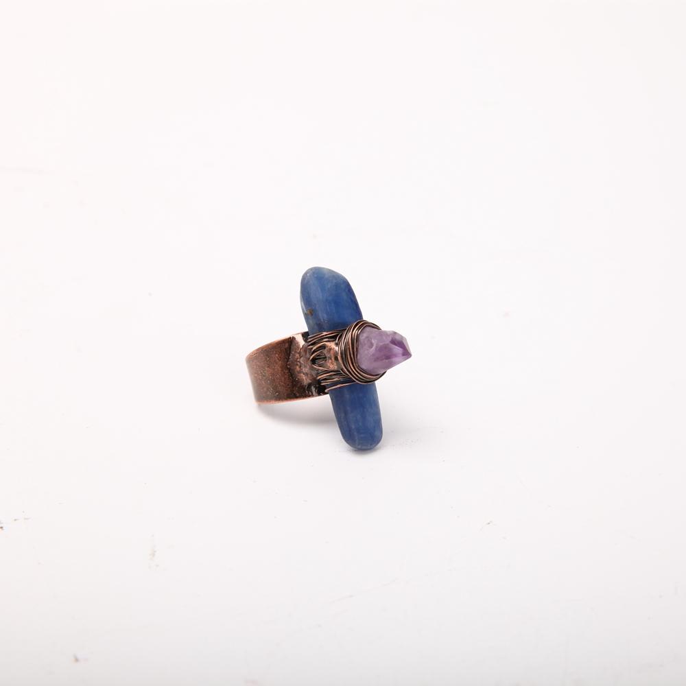 Handmade Amethyst Kyanite Ring Crystal wholesale suppliers