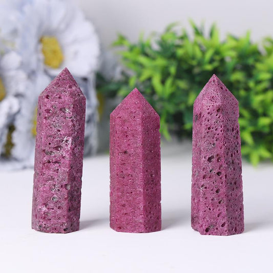 Ruby Honeycomb Point Tower for Collection Crystal wholesale suppliers