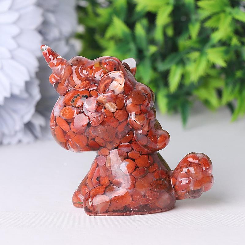 2.5"-3.0" Resin Unicorn Crystal Carvings Crystal wholesale suppliers