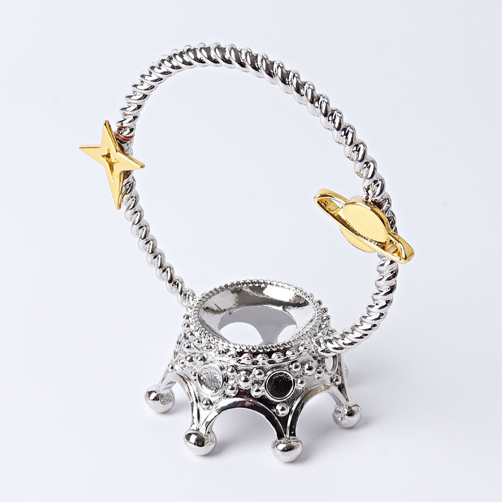 4.3" Metal Crown Design Stand Crystal wholesale suppliers
