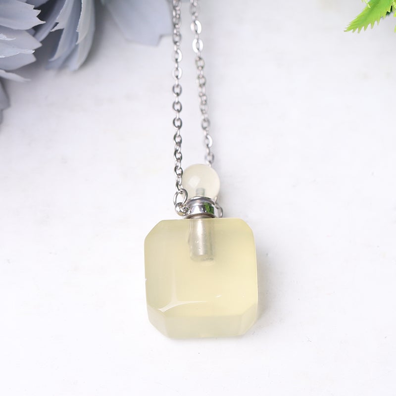 1.4" Empty Perfume Bottle Necklace DIY Crystal wholesale suppliers