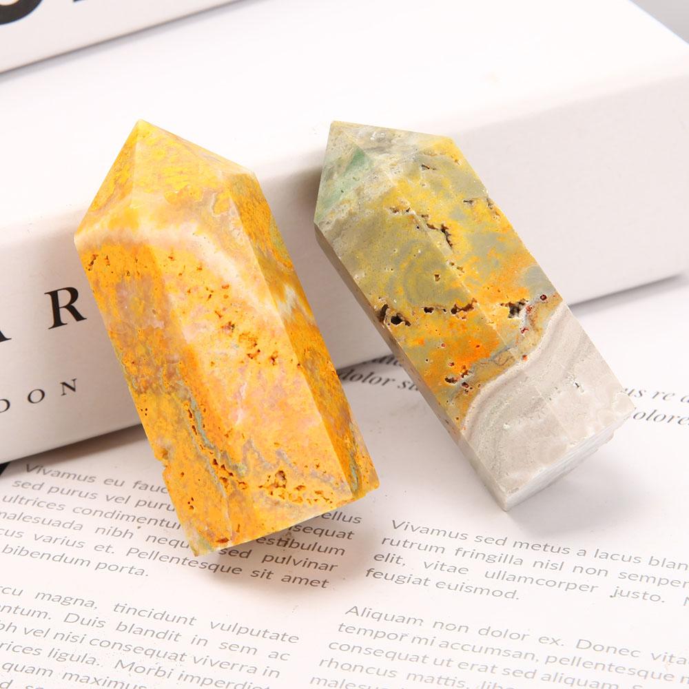 Set of 2 Bumble Bee Jasper Points Crystal wholesale suppliers