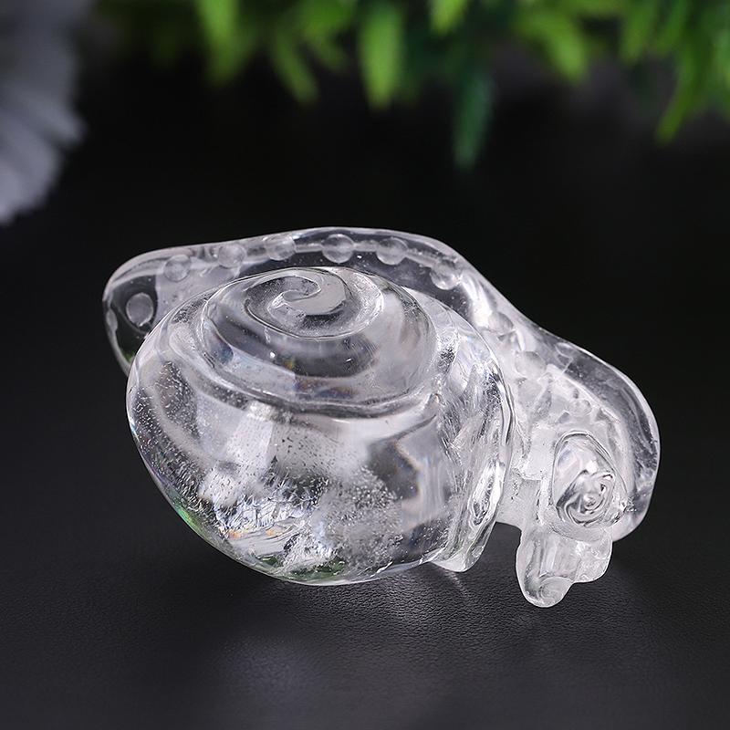 3" Clear Quartz Snail Crystal Carvings Crystal wholesale suppliers