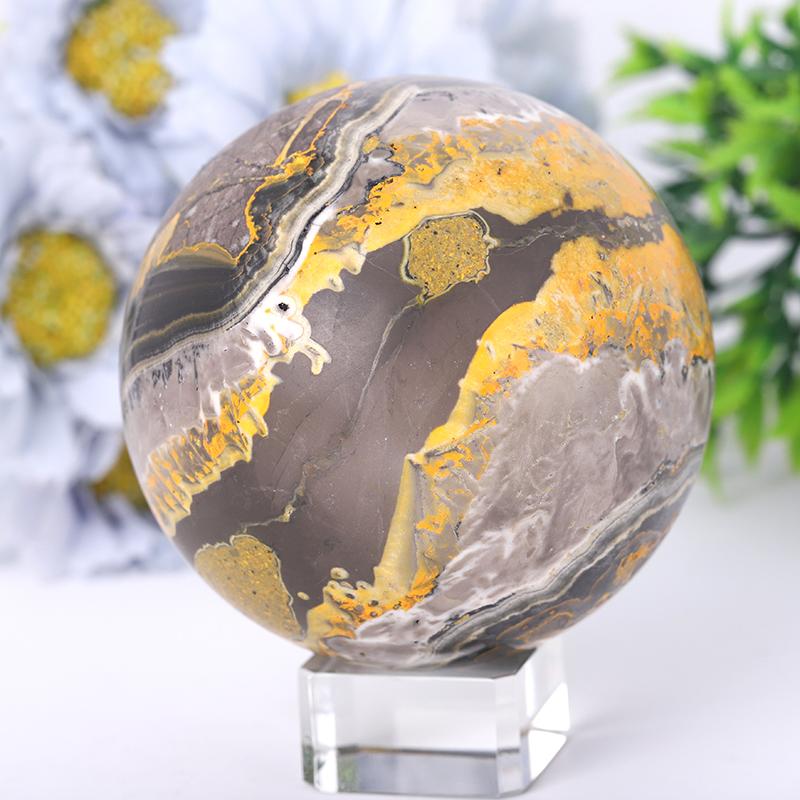 2.5"-4.5" Bumble Bee Jasper Sphere Crystal wholesale suppliers