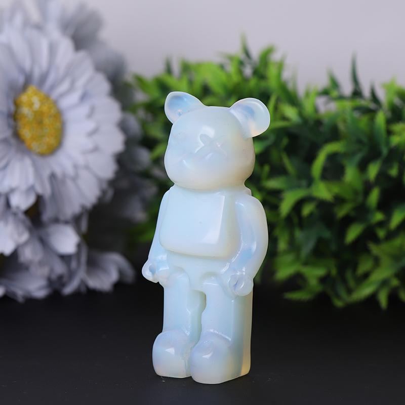 Opalite Bear Brick Crystal Carvings Crystal wholesale suppliers