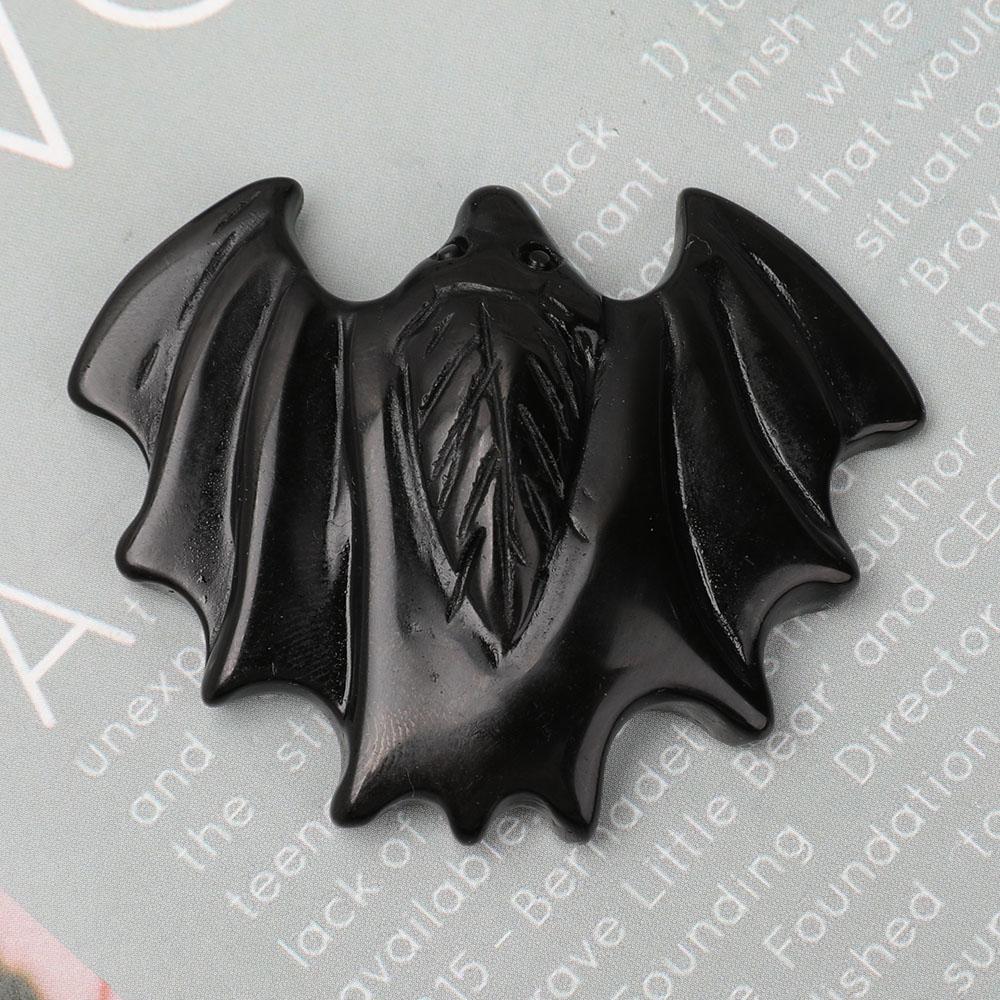 DISCOUNT Black Obsidian Bat Carvings