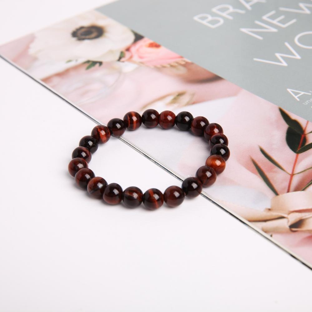 8mm Red Tiger Eye Crystal Bracelet Crystal wholesale suppliers