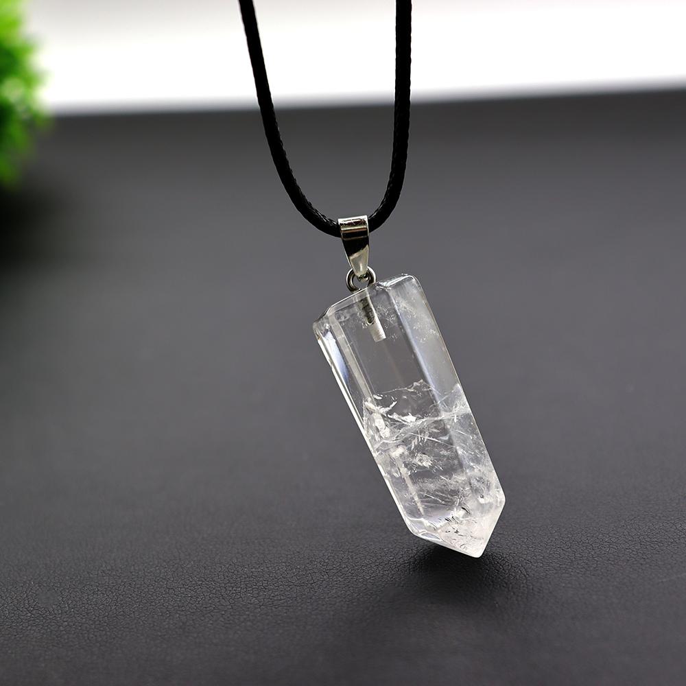 Clear Meaningful Quartz Mini Crystal Healing Pendant Point Crystal wholesale suppliers