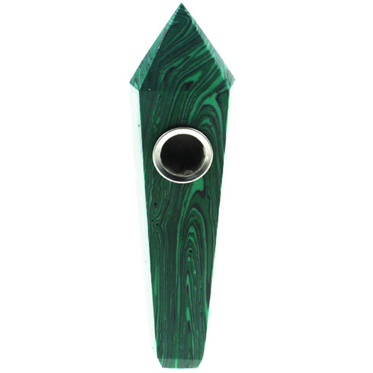 Malachite Smoking Pipe wholesale support mixed customization