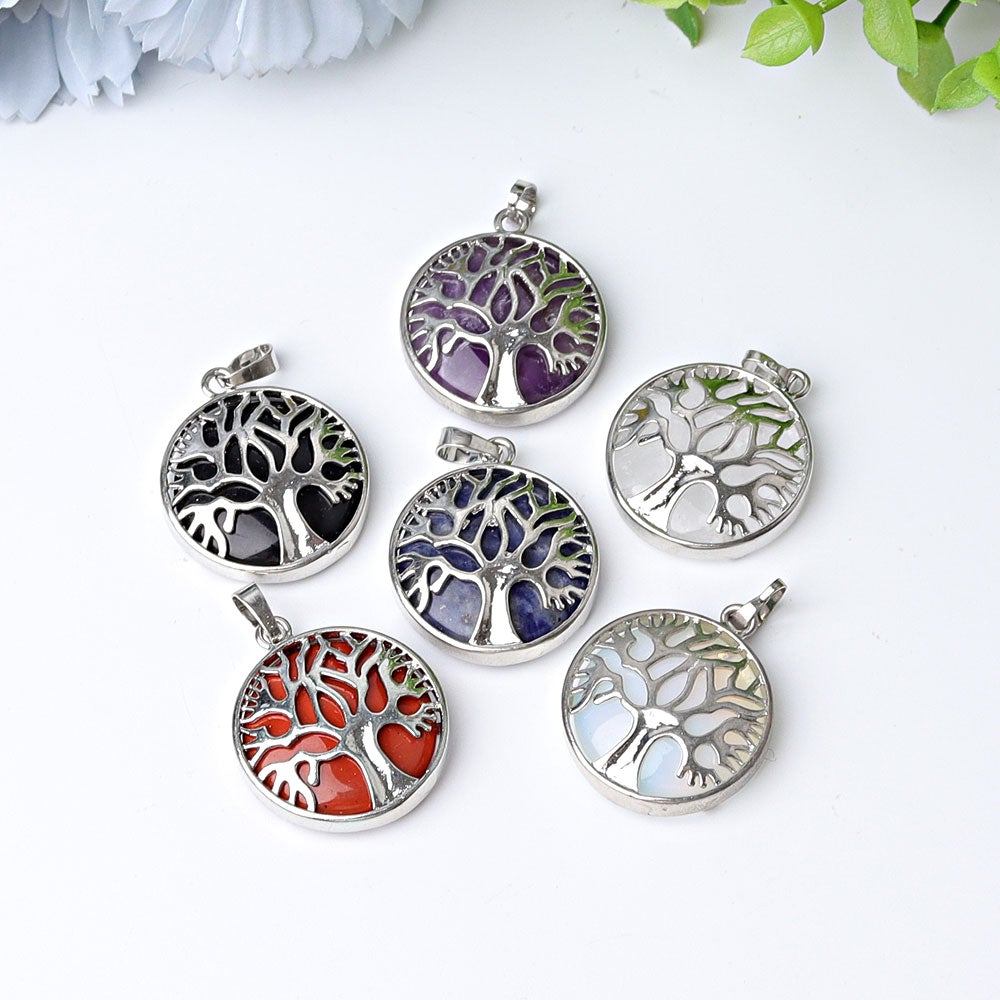 1.2" Tree of life Wrapped Crystal Pendant Crystal wholesale suppliers