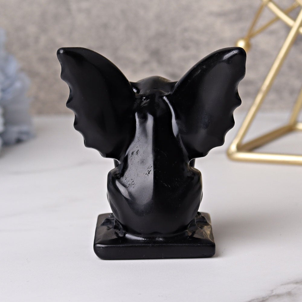 3" Black Obsidian Gargoyle Crystal Carvings Crystal wholesale suppliers