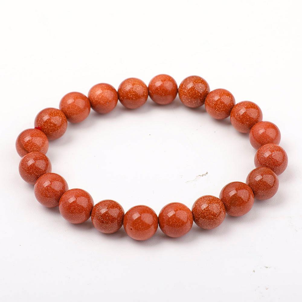 10mm Gold Sandstone Bracelet Crystal wholesale suppliers