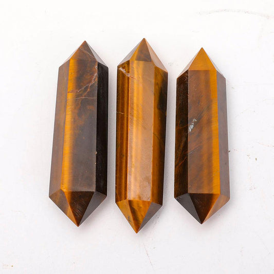 Tiger Eye Double Terminated Points Crystal wholesale suppliers