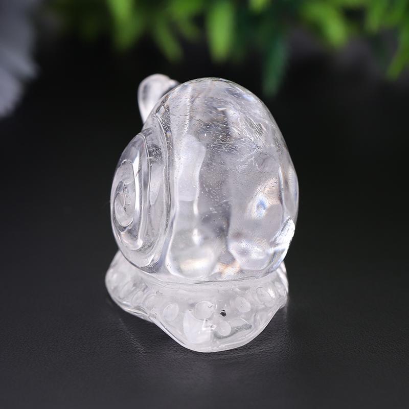 3" Clear Quartz Snail Crystal Carvings Crystal wholesale suppliers