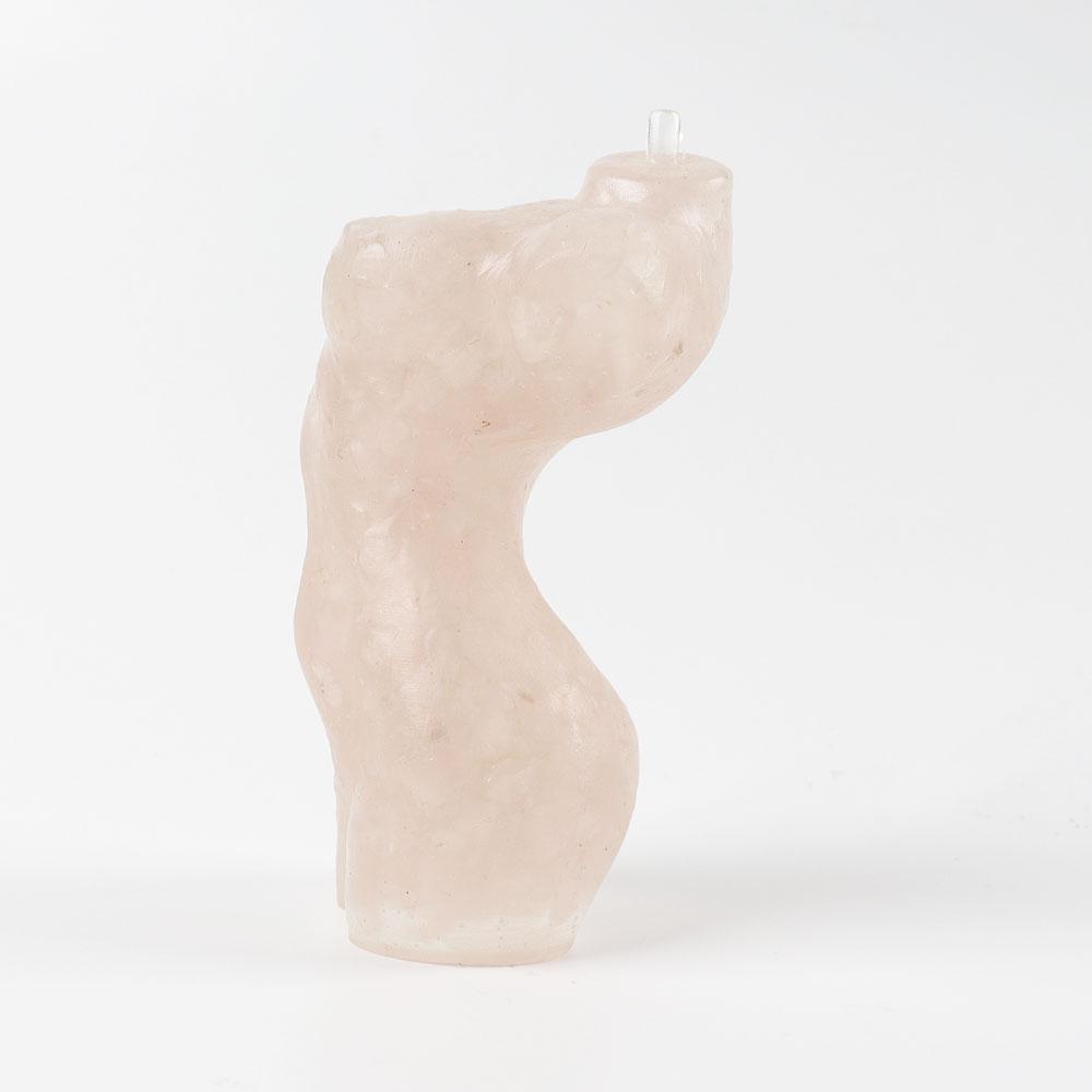 Rose Quartz Crystal Chips Resin Models