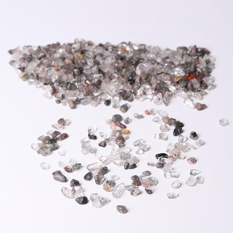 0.1kg 5-7mm Natural Garden Quartz Chips for Healing Crystal wholesale suppliers