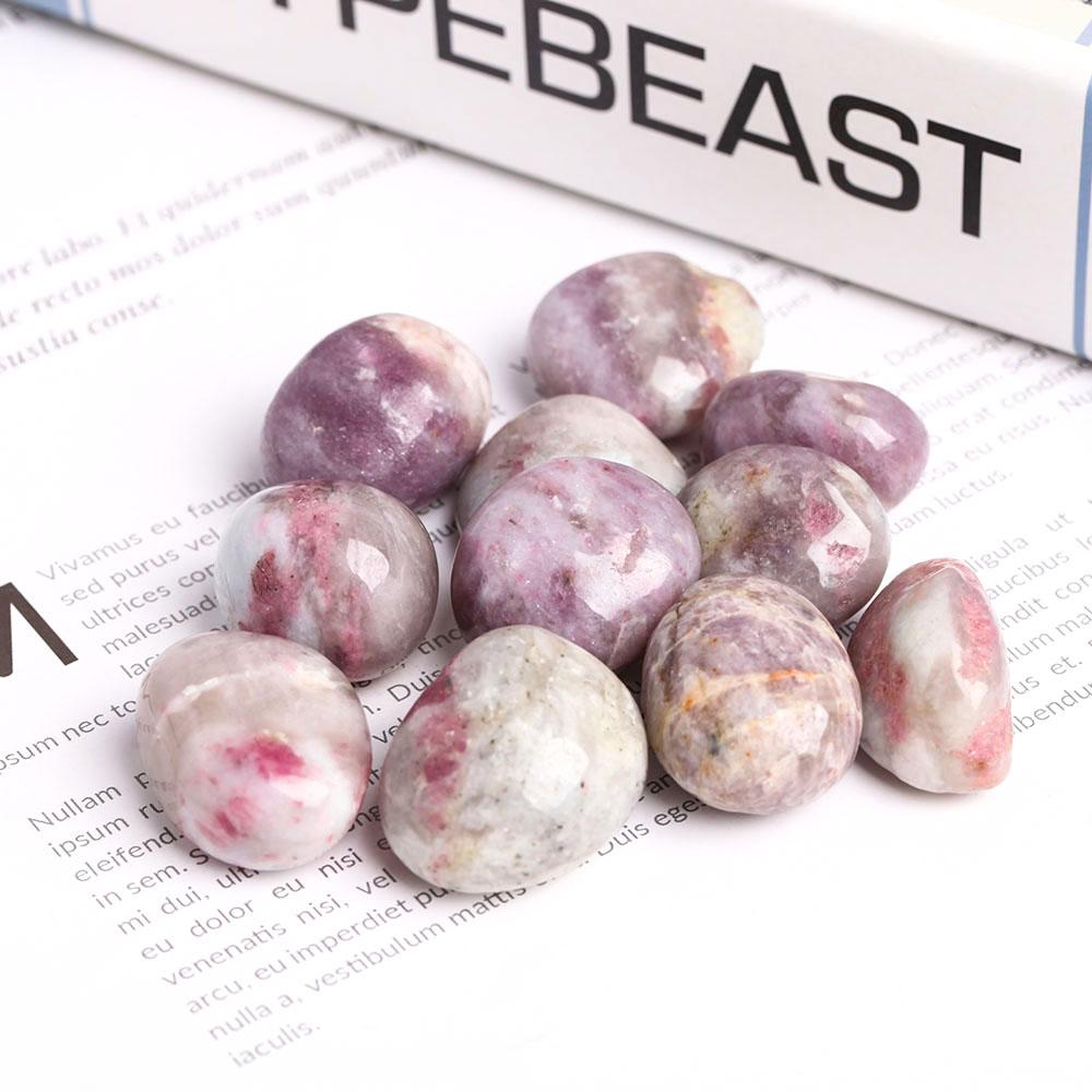 0.1kg Pink Tourmaline Crystal Tumbles Crystal wholesale suppliers