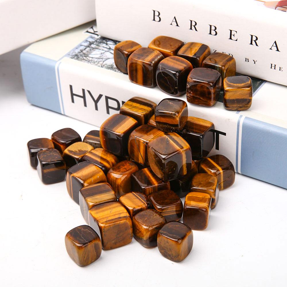 0.1kg Tiger Eye Cubes Bag Crystal wholesale suppliers