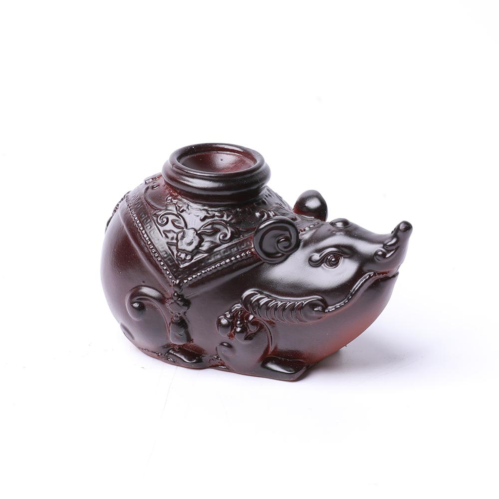 Resin Lucky Mouse Statue Stand