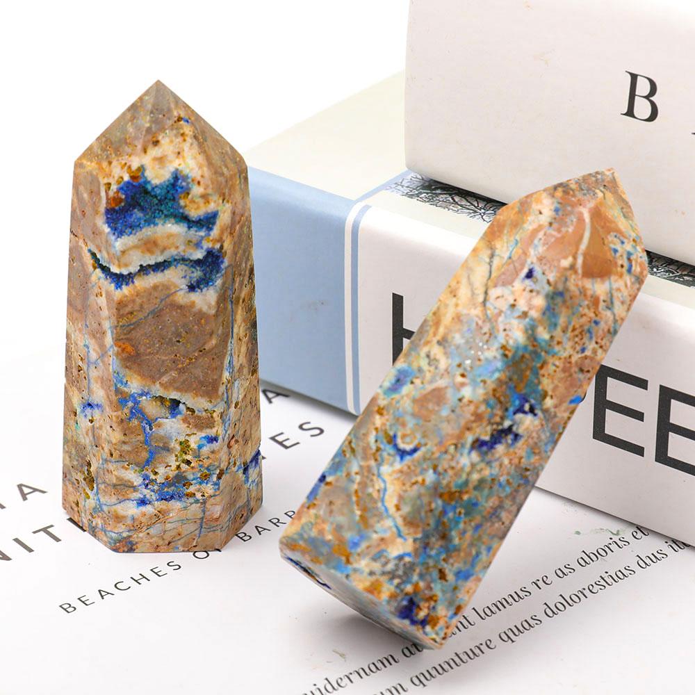 Set of 2 Azurite Points Crystal wholesale suppliers