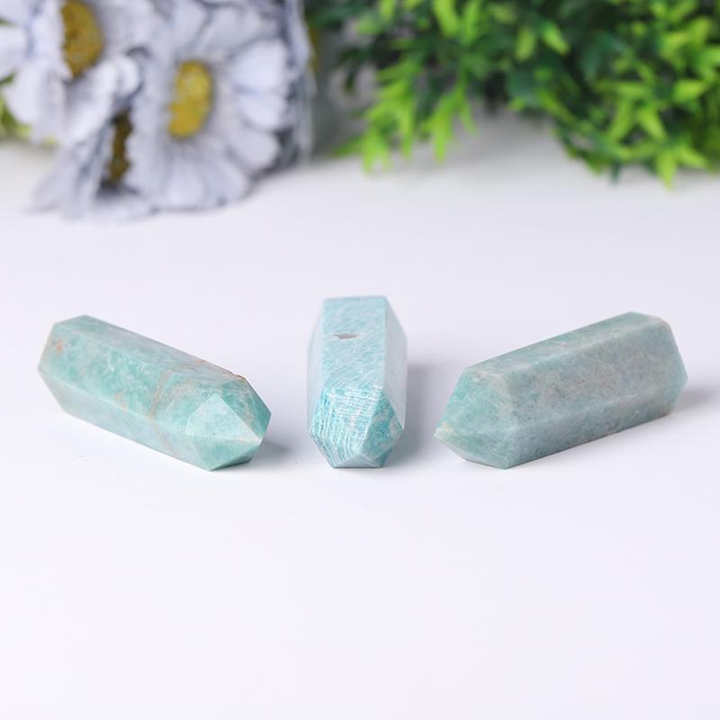 Wholesale Natural Polished Amazon Point Natural Crystal Amazonite Tower Crystal wholesale suppliers