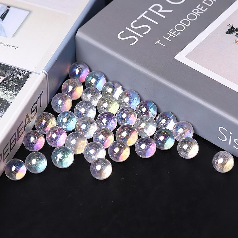 0.5-0.7'' High Quality Angel Aura Crystal Spheres Crystal Balls for Healing Crystal wholesale suppliers