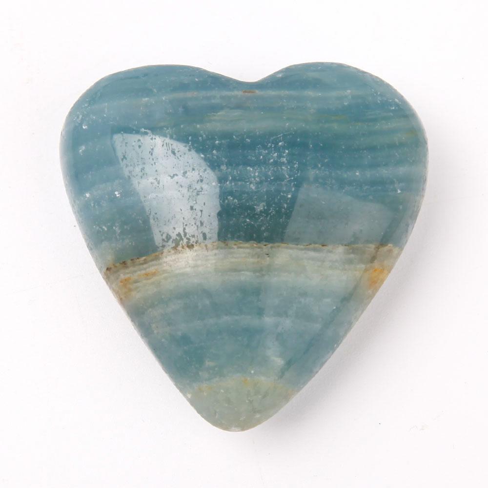 Blue Onyx Heart Shape Carvings