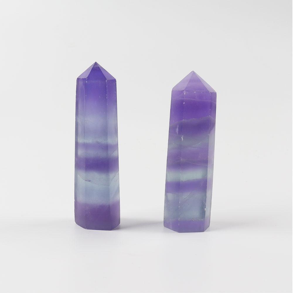 Fluorite Crystal Points Set of 2 Crystal wholesale suppliers