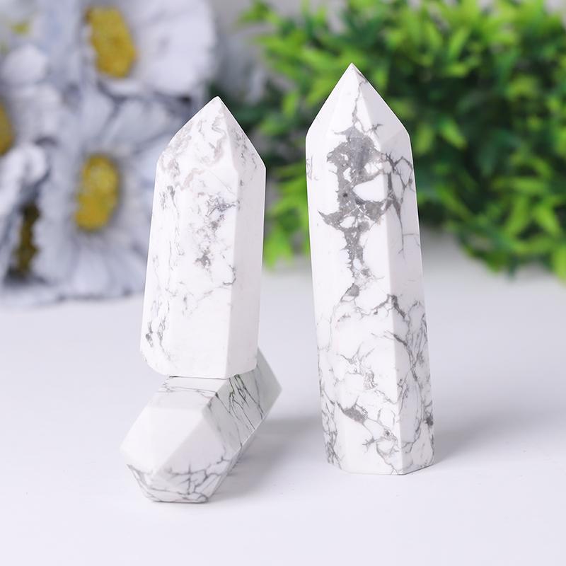 Wholesale Howlite Point Healing Tower Crystal wholesale suppliers